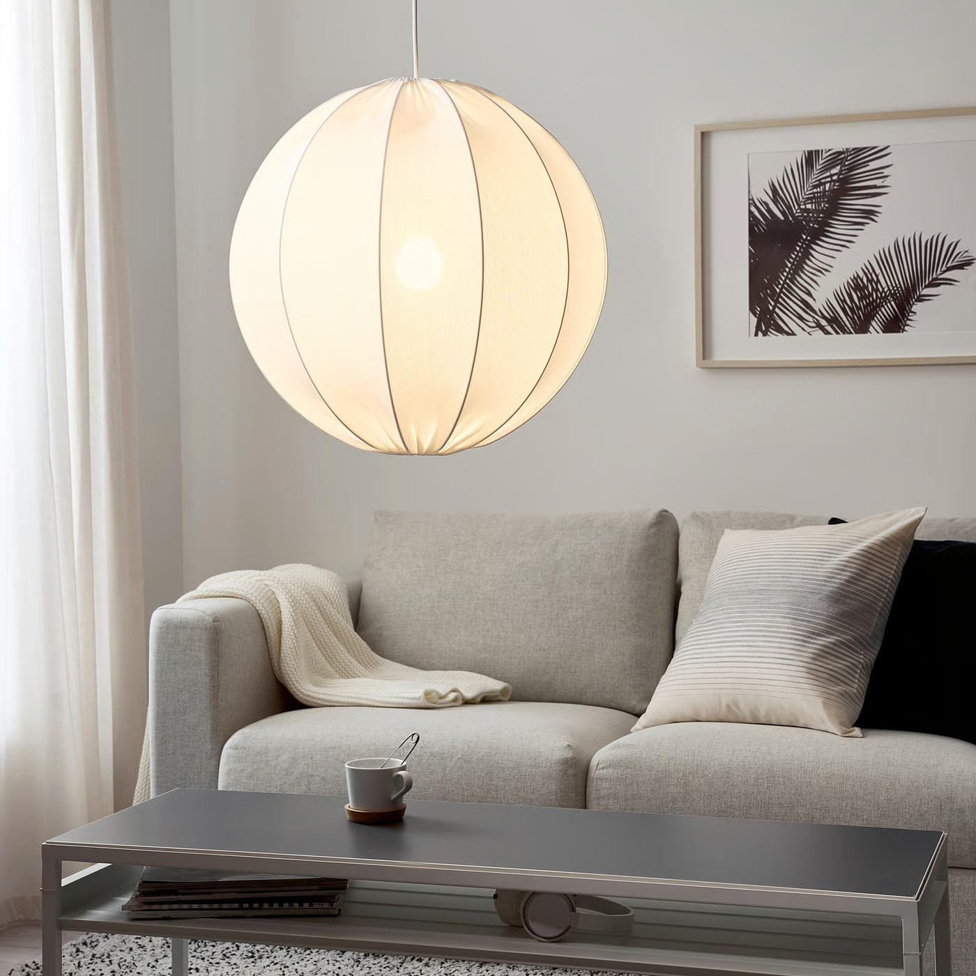 IKEA REGNSKUR pendant lamp shade, round white, 20 | IKEA US