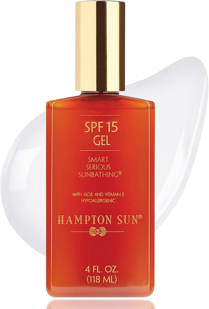 Hampton Sun SPF 15 Gel, 4 Fl Oz | Amazon (US)