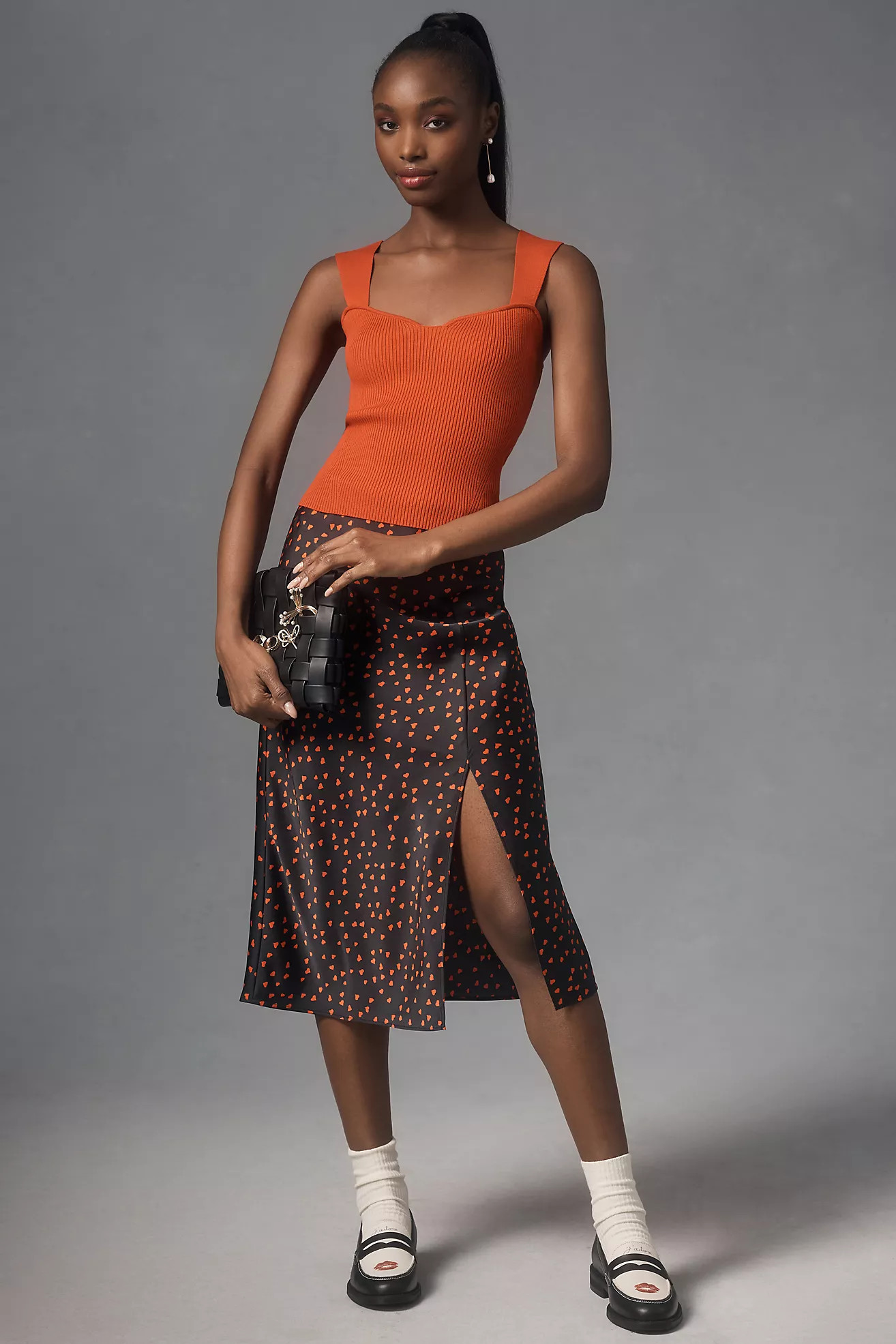 Maeve Compact Sweetheart Sweater Tank | Anthropologie (US)