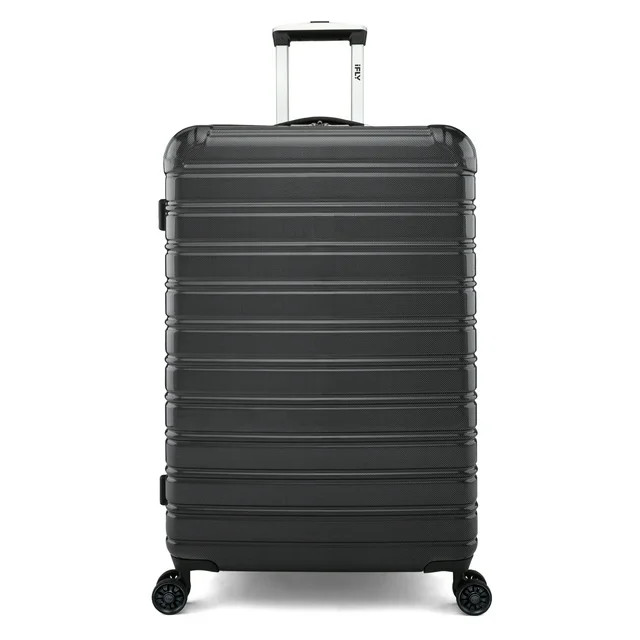 iFLY Hardside Fibertech Luggage 28" Checked Luggage, Black - Walmart.com | Walmart (US)