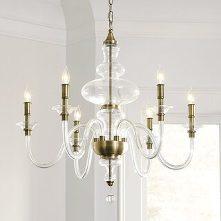 Mila 6-Light Blown Glass Chandelier | Ballard Designs | Ballard Designs, Inc.