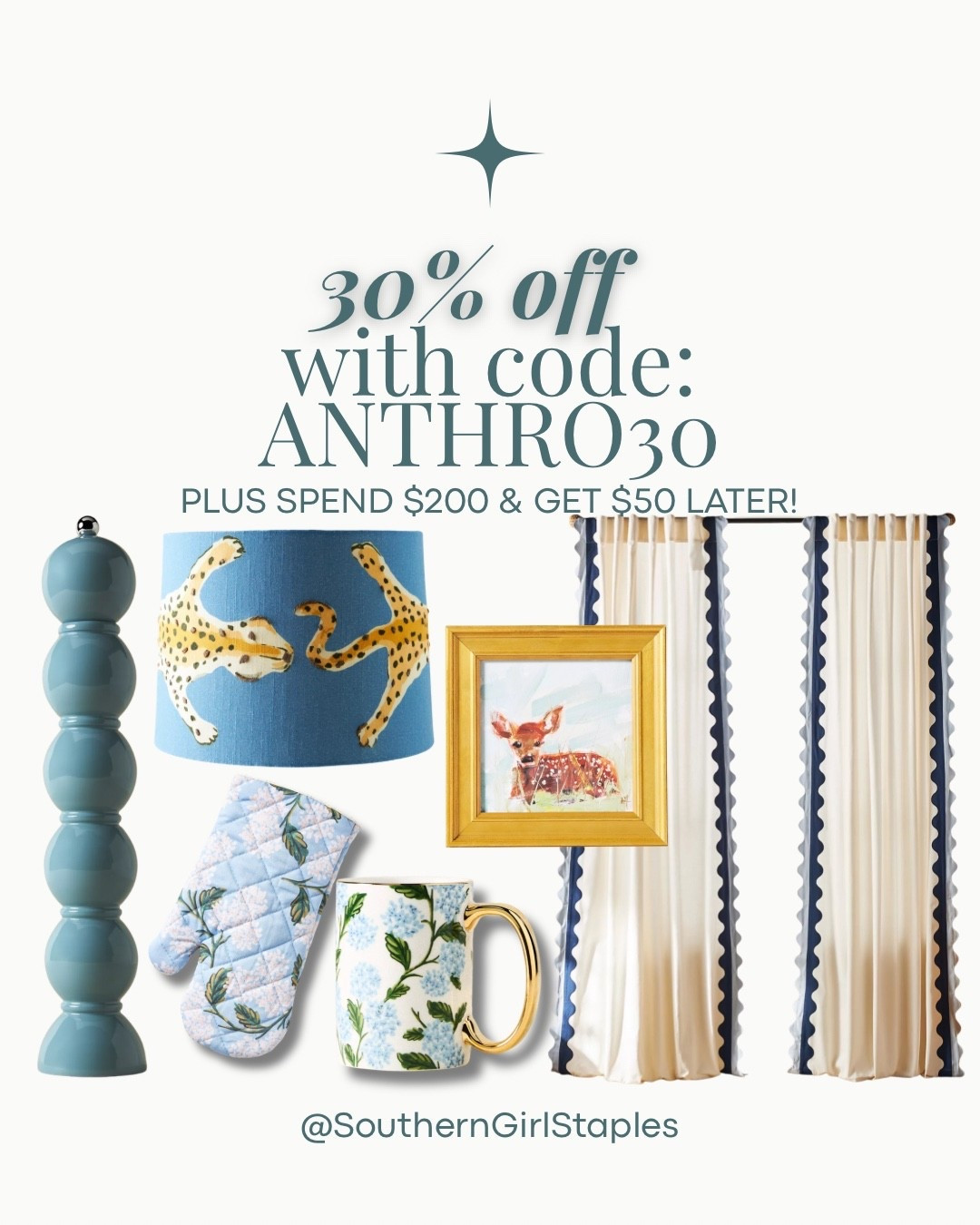 Anthro lovers… it’s time! ✨
30% OFF almost everything with code ANTHRO30 🤍

#LTKSaleAlert #LTKGiftGuide #LTKHome