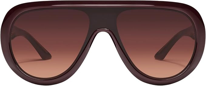 QUAY SET LIST Shield Aviator Sunglasses for Men for Women | Amazon (US)