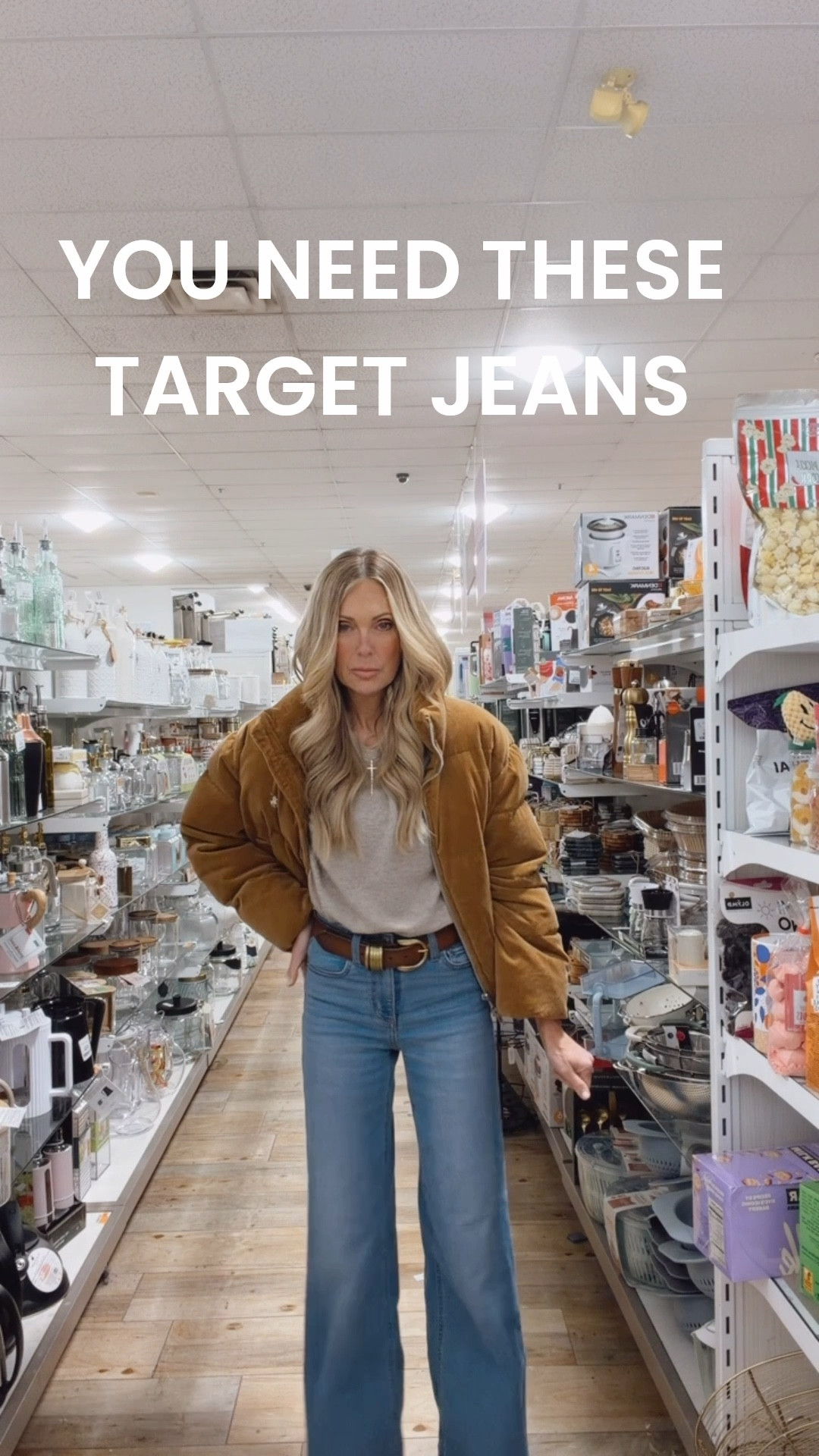 Nothing like a mid HomeGoods fashion show to share Target jeans. These are the viral jeans that are supposed to be like Mother but are more like the Paige Anessa. 

#LTKdayinmylife #LTKootd #LTKmomlife