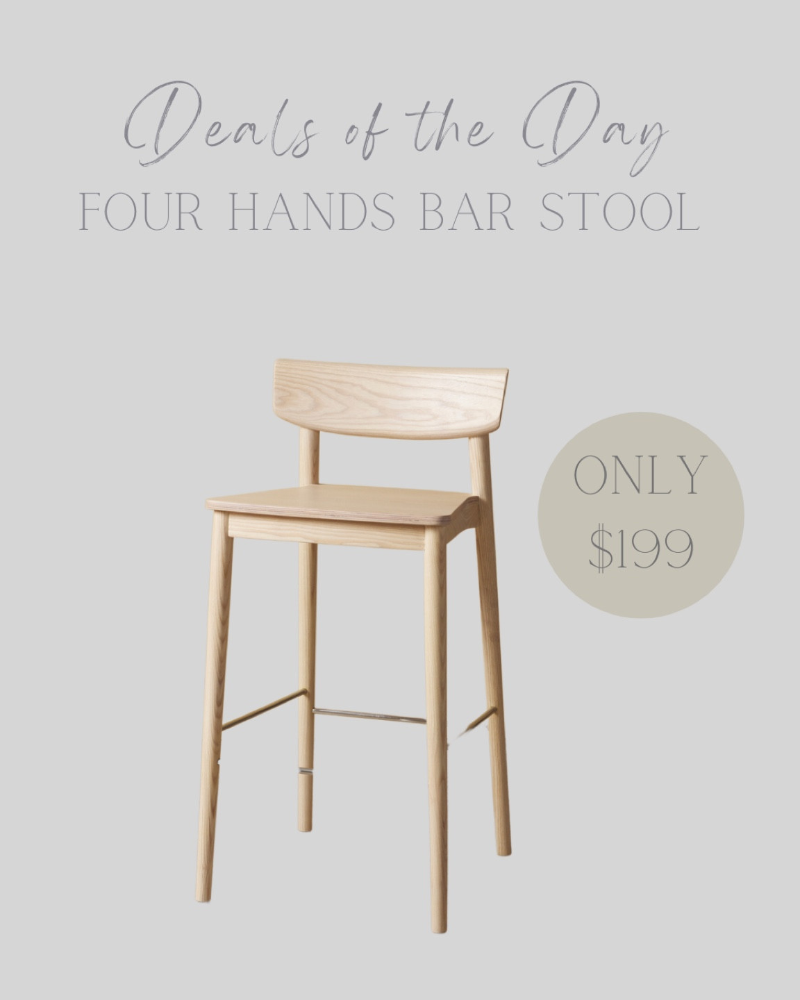 Deal of the Day | This Four Hands barstool for just $199  

#LTKhome #LTKsalealert