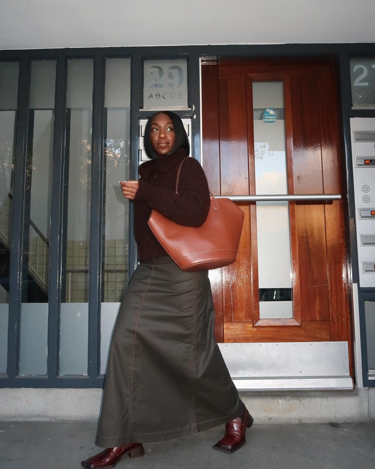 The perfect brown outfit/ ootd for fall. The colour brown is a fall fashion must have 🤎 

Brown outfit, fall fashion inspo, long skirts, how to style a long skirt this fall, cardigan cos

#LTKCyberWeek #LTKitbag #LTKstyletip
