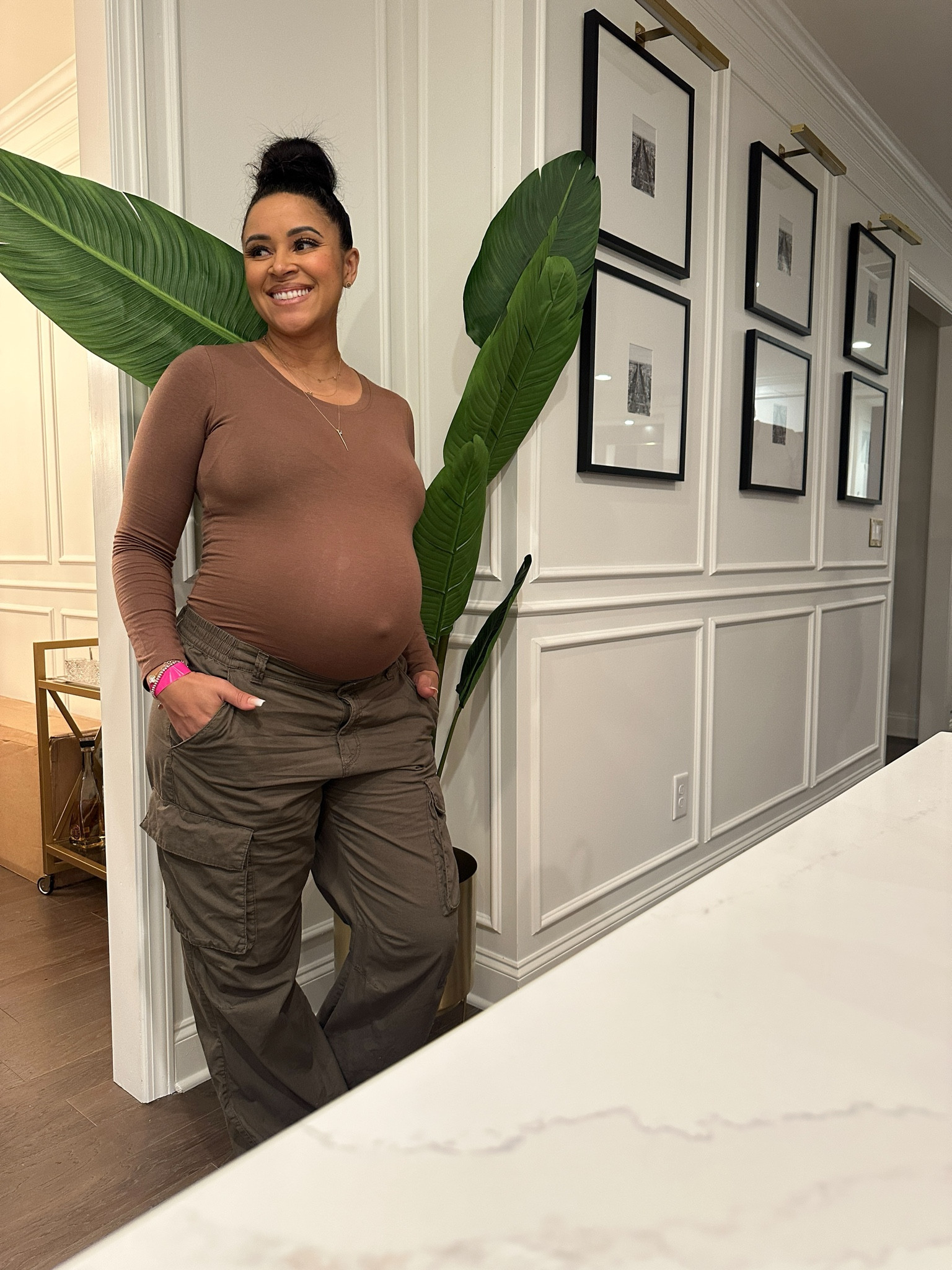 8 months and almost ready to meet our little guy. 

Shop this look for bump. 🤰🏽

#LTKStyleTip #LTKBaby #LTKBump