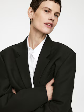 Oversized Cotton Shirt – White – Women – ARKET GB | Arket UK