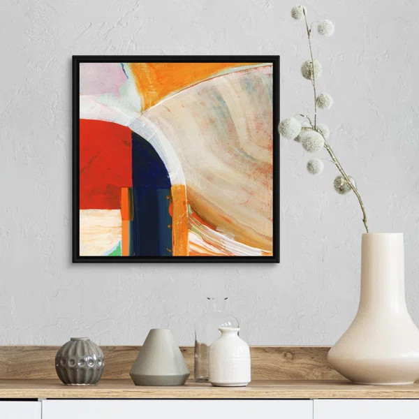 " Blue Orange I " Painting Print | Wayfair North America