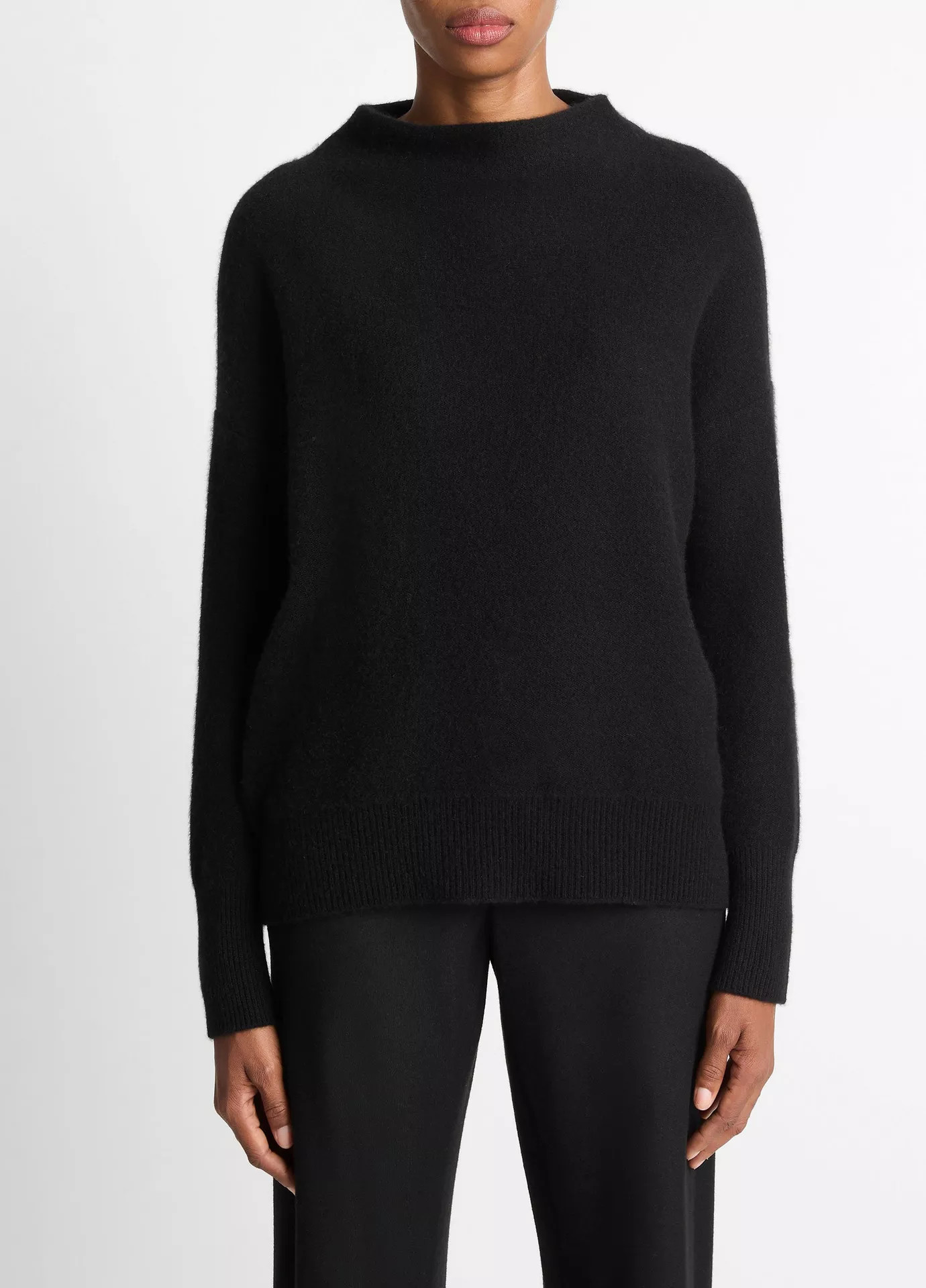 Plush Cashmere Funnel Neck Sweater | Vince LLC