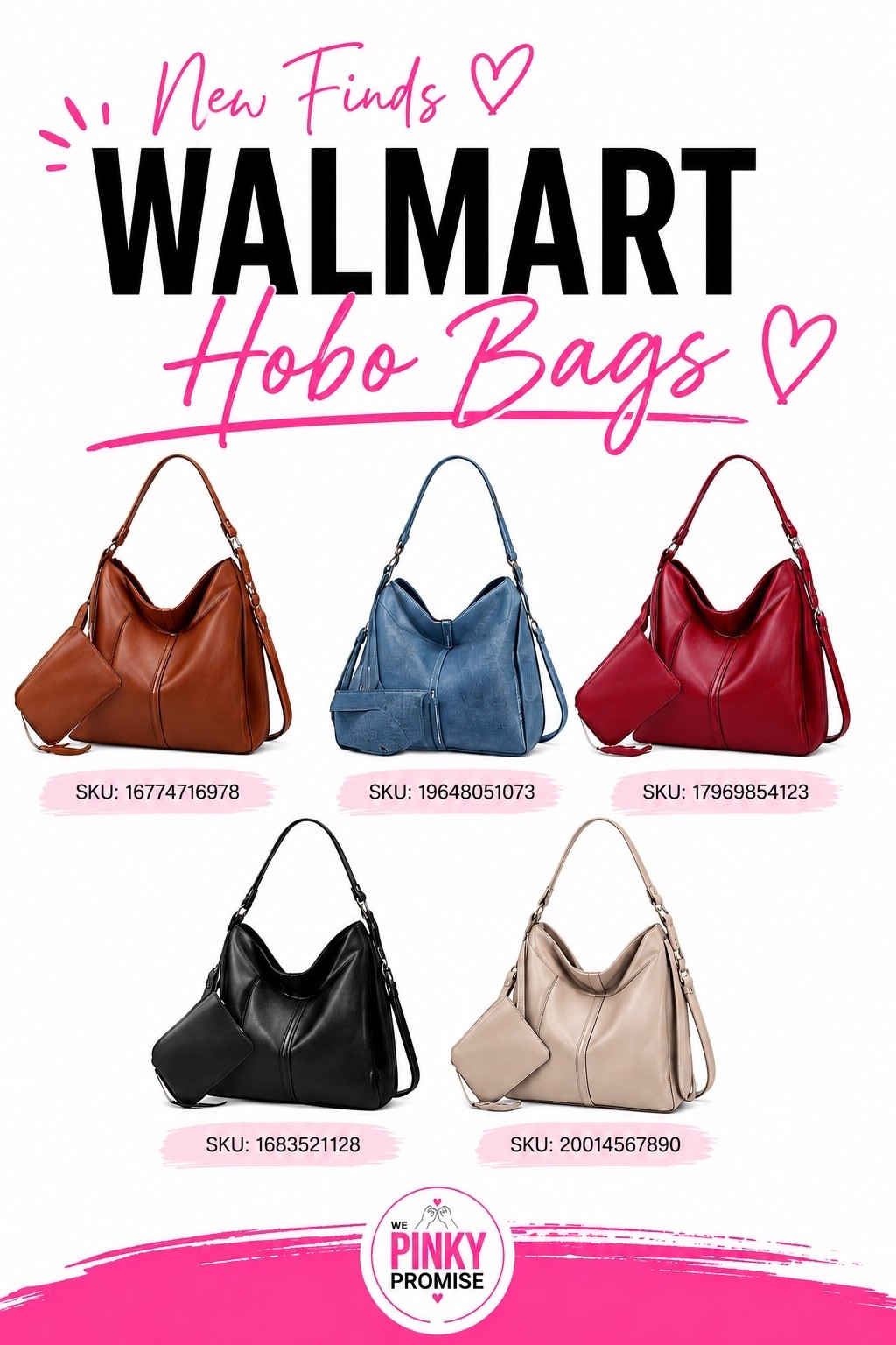 👜 These Walmart hobo bags are giving designer vibes without the designer price tag. 😍

I rounded up every color because choosing just one? Impossible. 🤭 My favorite changes every time I look at them.

✨ Soft
✨ Roomy
✨ Includes the matching pouch
✨ Perfect for everyday

Which color are you grabbing? 🤎💙❤️🖤

🛍️ Linked in the comments!

#WalmartFinds #WalmartFashion #HoboBag