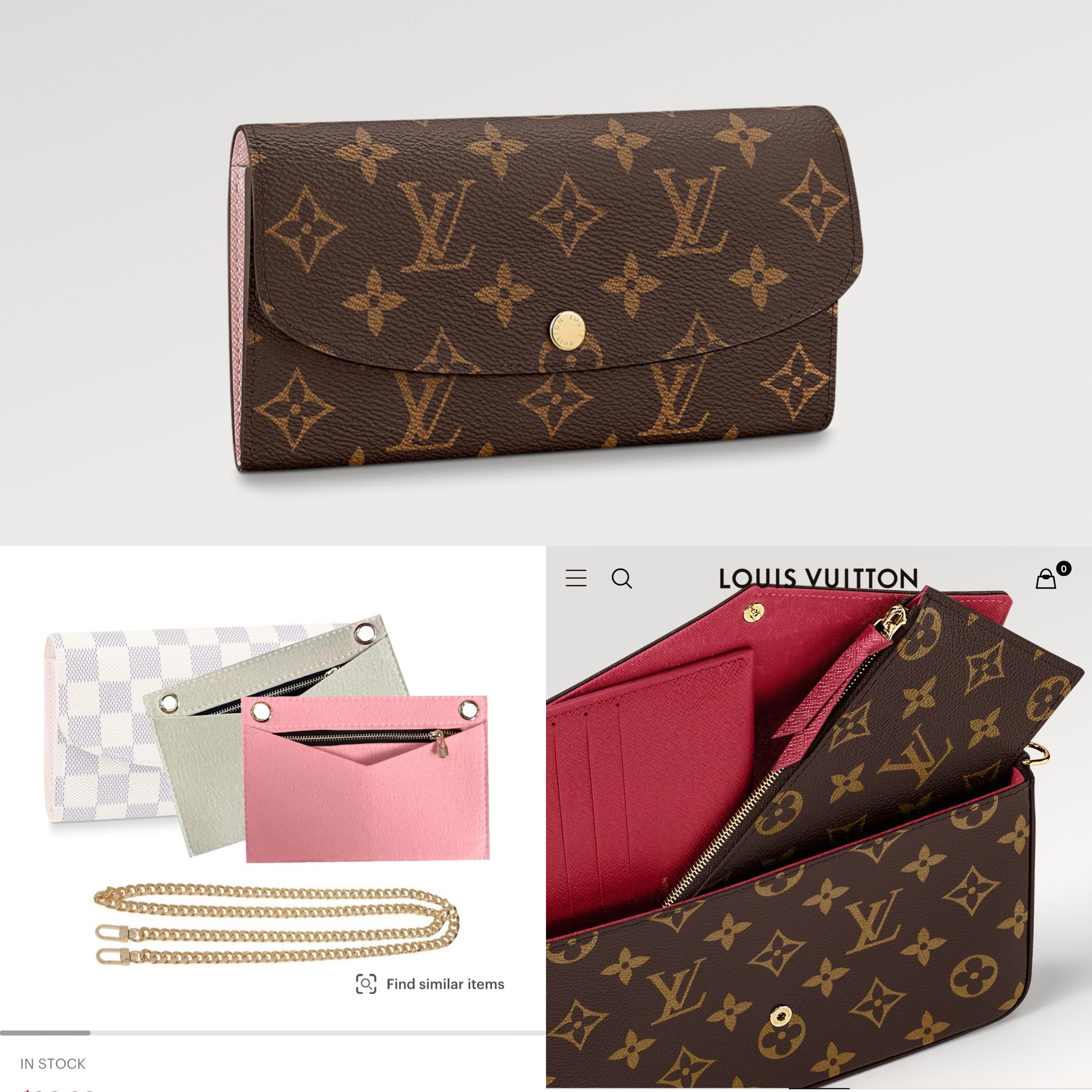 DIY Felicie.  DIY Louis Vuitton Wallet on chain 

#LTKitbag #LTKstyletip #LTKFind