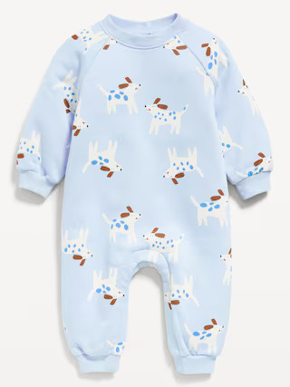 Long-Sleeve Fleece One-Piece Jumpsuit for Baby | Old Navy (US)
