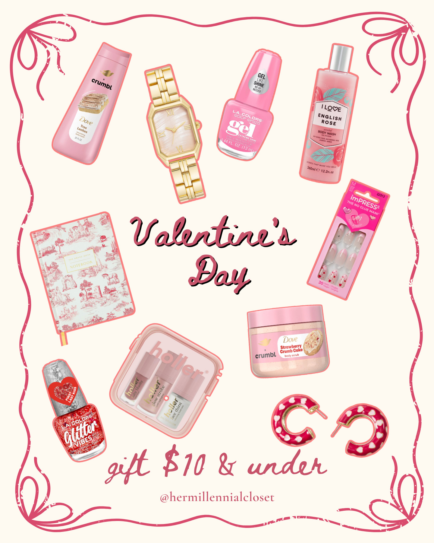 Valentine’s Day gift ideas that don’t break the bank. Sweet, thoughtful finds she’ll actually love, all $10 & under.

Perfect for your bestie, sister, coworker… or yourself 💖

Linked for easy gifting ✨ 

 #LTKValentine #LTKselfcare #LTKBeauty