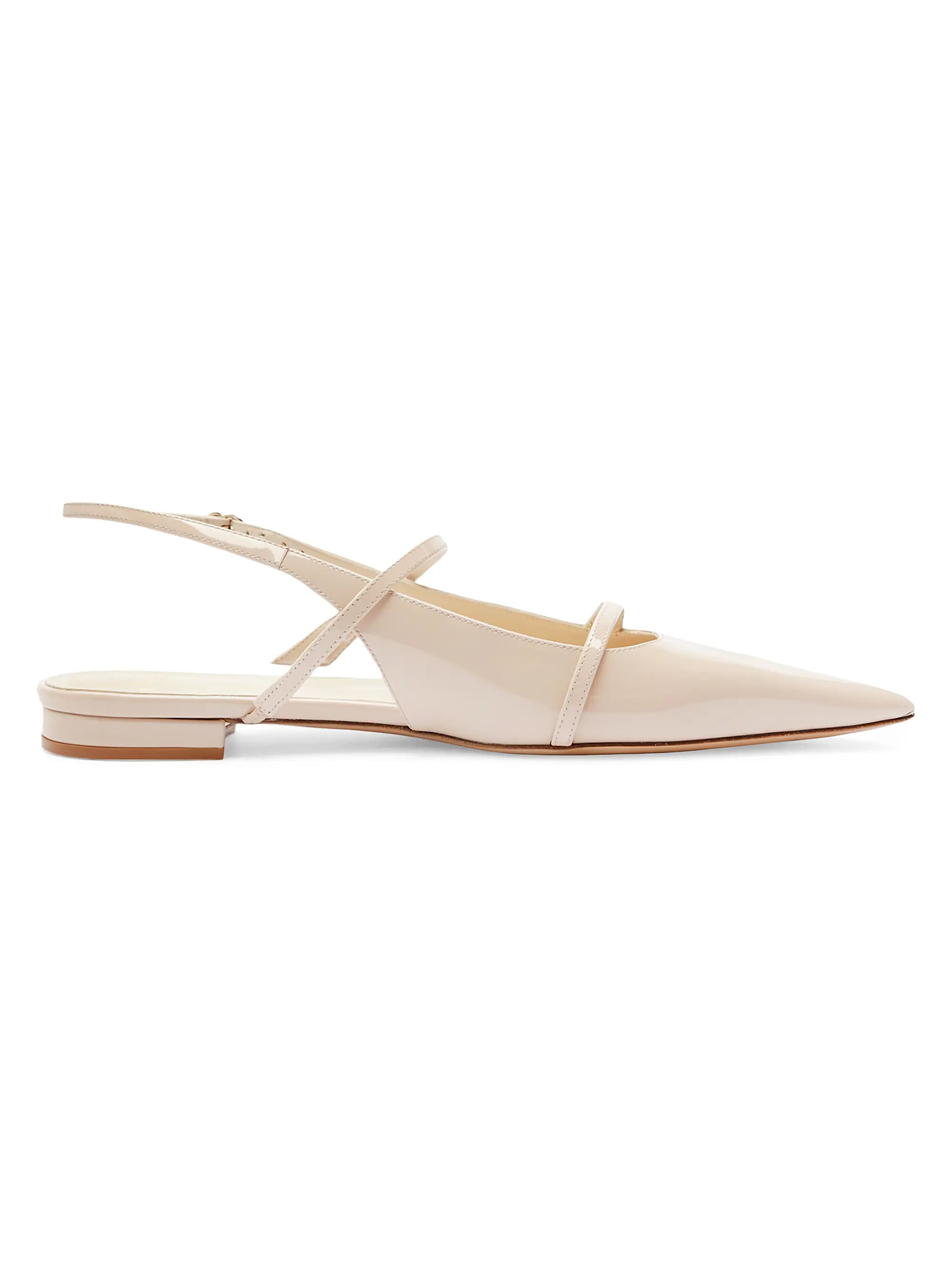 Alexandre BirmanTita Patent Leather Slingback Flats | Saks Fifth Avenue