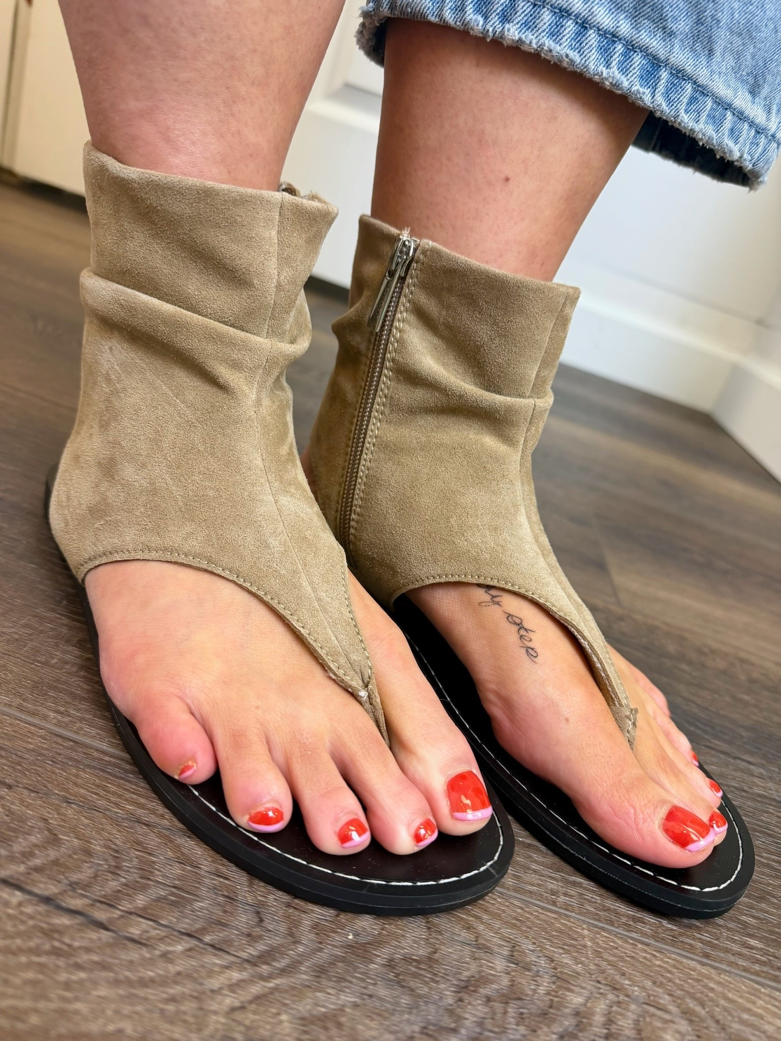 Covered thing sandals by No Boundaries from Walmart. These are incredibly comfortable!!

#LTKFestival #LTKootd #LTKWorkwear