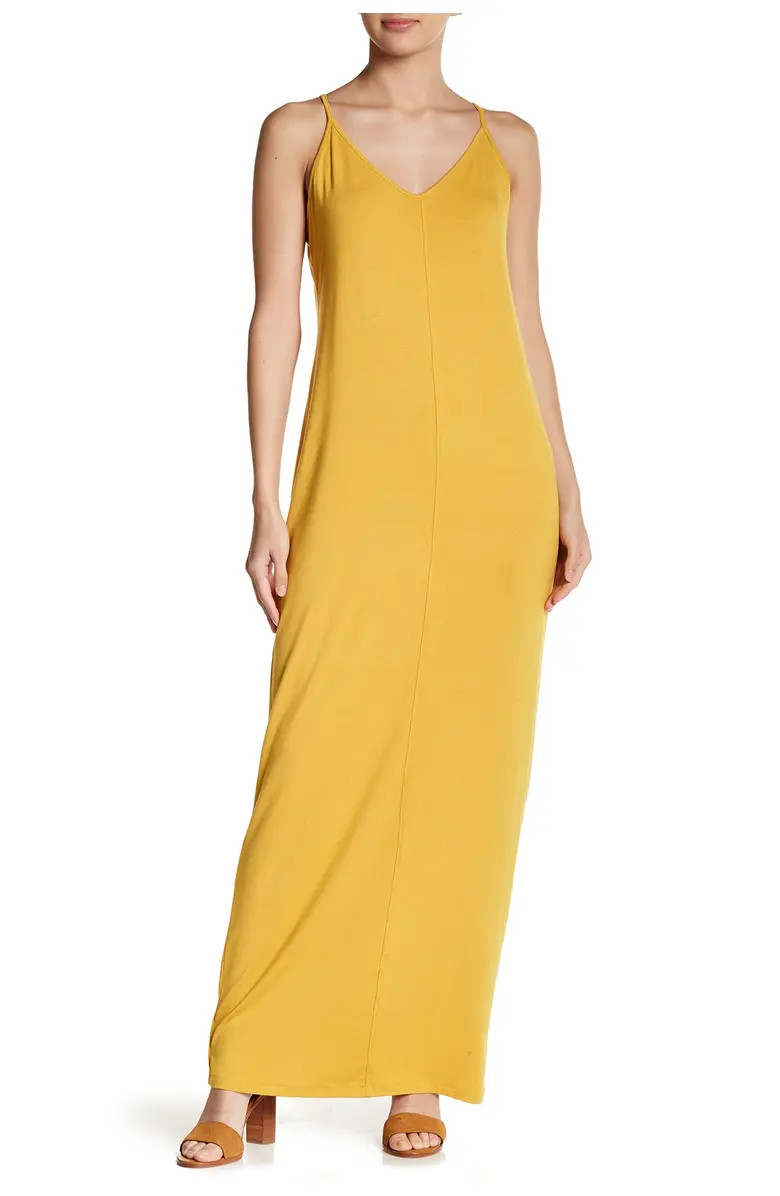 Knit V-Neck Maxi Dress | Nordstrom Rack