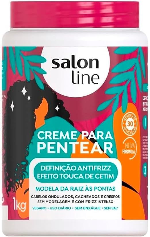 Salon Line SL CR PENTEAR DEFINICAO ANTIFRIZZ 1KG | Amazon (BR)