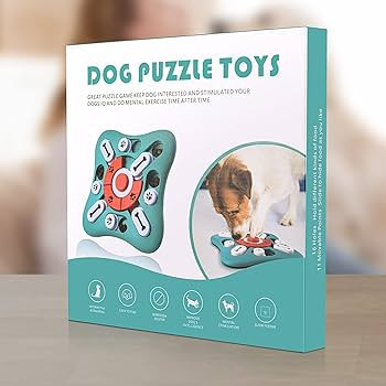 Dog Puzzle Toys, Squeaky Treat Dispensing Dog Enrichment Toys for IQ Training and Brain Stimulati... | Amazon (US)