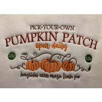 Embroidered Sweatshirt - Pumpkin Patch Unisex Fall Embroidered Sweatshirt | Etsy (US)