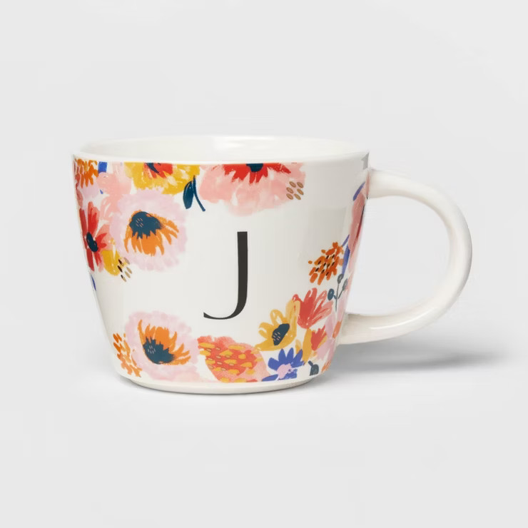 16oz Stoneware Monogram Mug - Opalhouse™ | Target