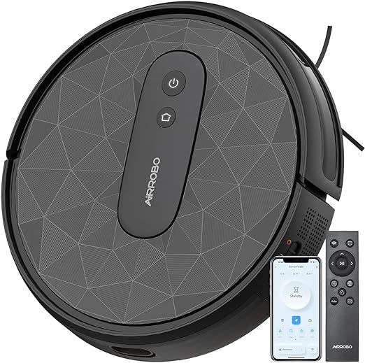 AIRROBO Robot Vacuum Cleaner with 2800Pa Suction Power, App Control, 120 Mins Runtime, Self-Charg... | Amazon (US)