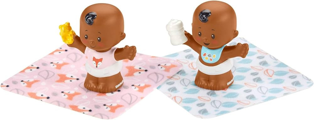 Fisher-Price Little People Snuggle Twins Figure Set for Toddlers | Amazon (US)