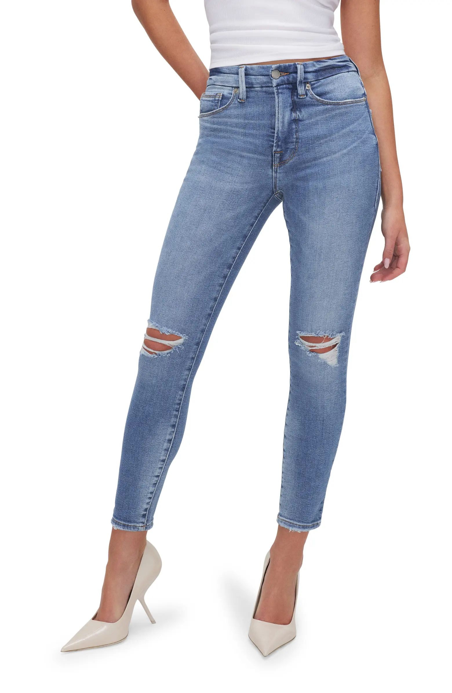 Good Legs Ripped Ankle Skinny Jeans | Nordstrom