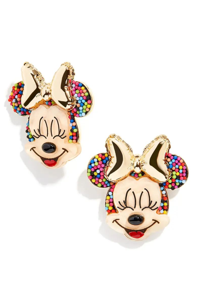 Disney® Birthday Minnie Mouse Statement Stud Earrings | Nordstrom