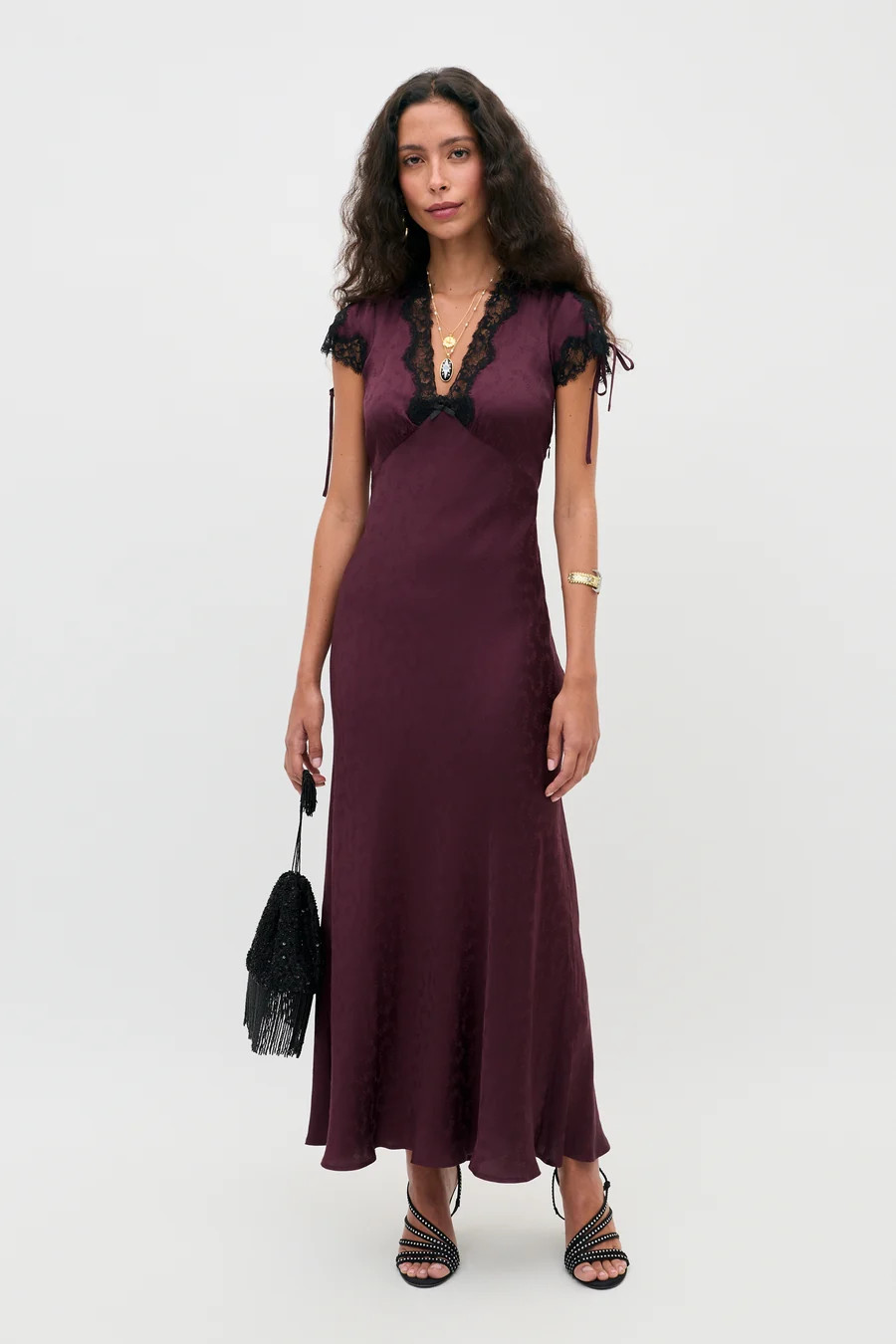 Fern - Floral Trail Jacquard Wine | Rixo