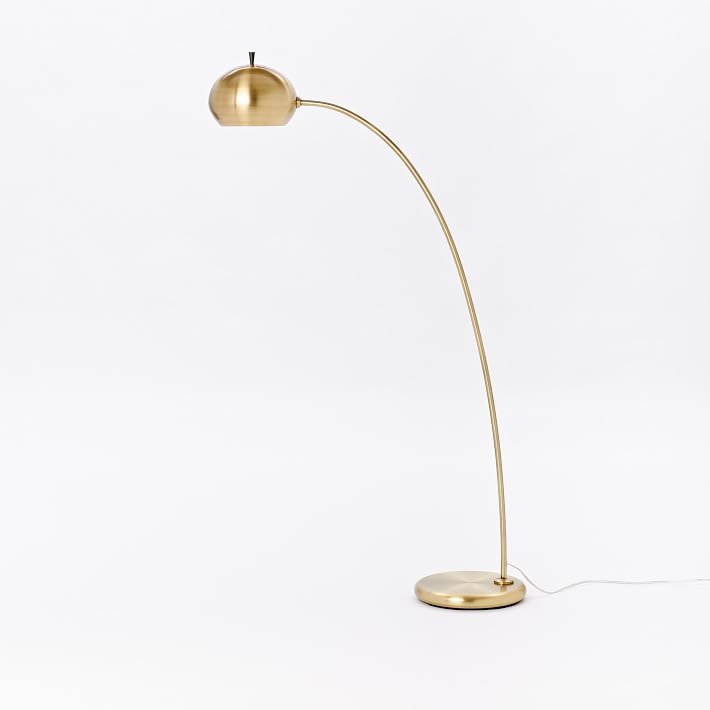 Petite Arc Metal Floor Lamp (54") | West Elm (US)