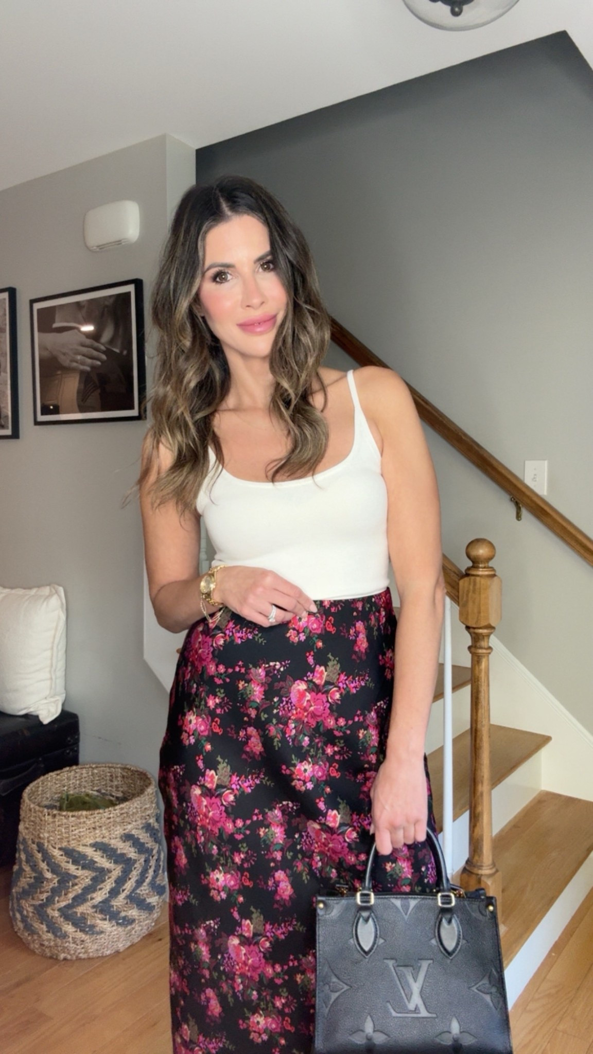 Date night outfit 
Gap floral slip skirt
Sweater soft tank 

#LTKSaleAlert #LTKFindsUnder50 #LTKStyleTip