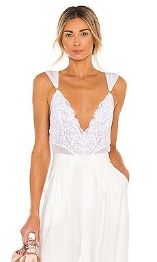 HAH Cheap And Cheerful Bodysuit in Blanc from Revolve.com | Revolve Clothing (Global)