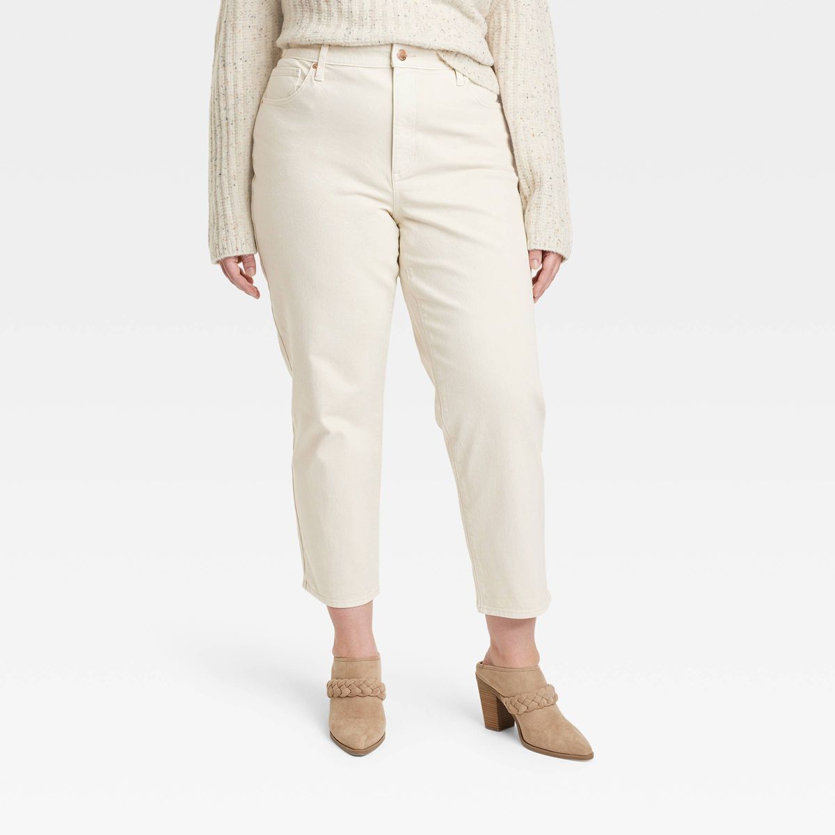 Women's High-Rise 90's Slim Straight Jeans - Universal Thread™ White | Target