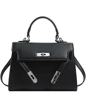 Kelly Bag for Women, PU Tote Bag, Shoulder Crossbody Bag, with Detachable Shoulder Straps. | Amazon (US)