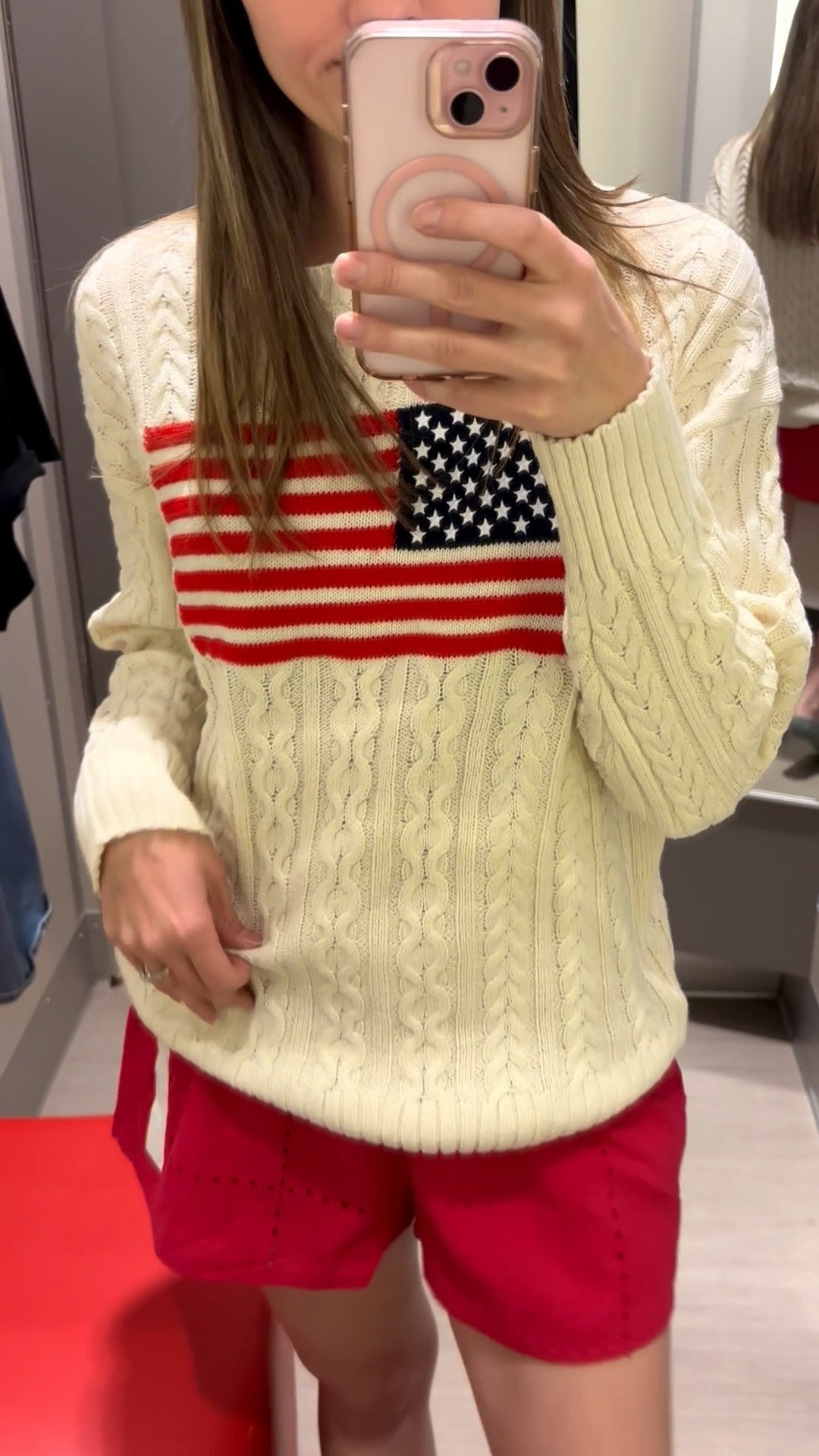 The perfect sweater for cool summer nights! 🇺🇸