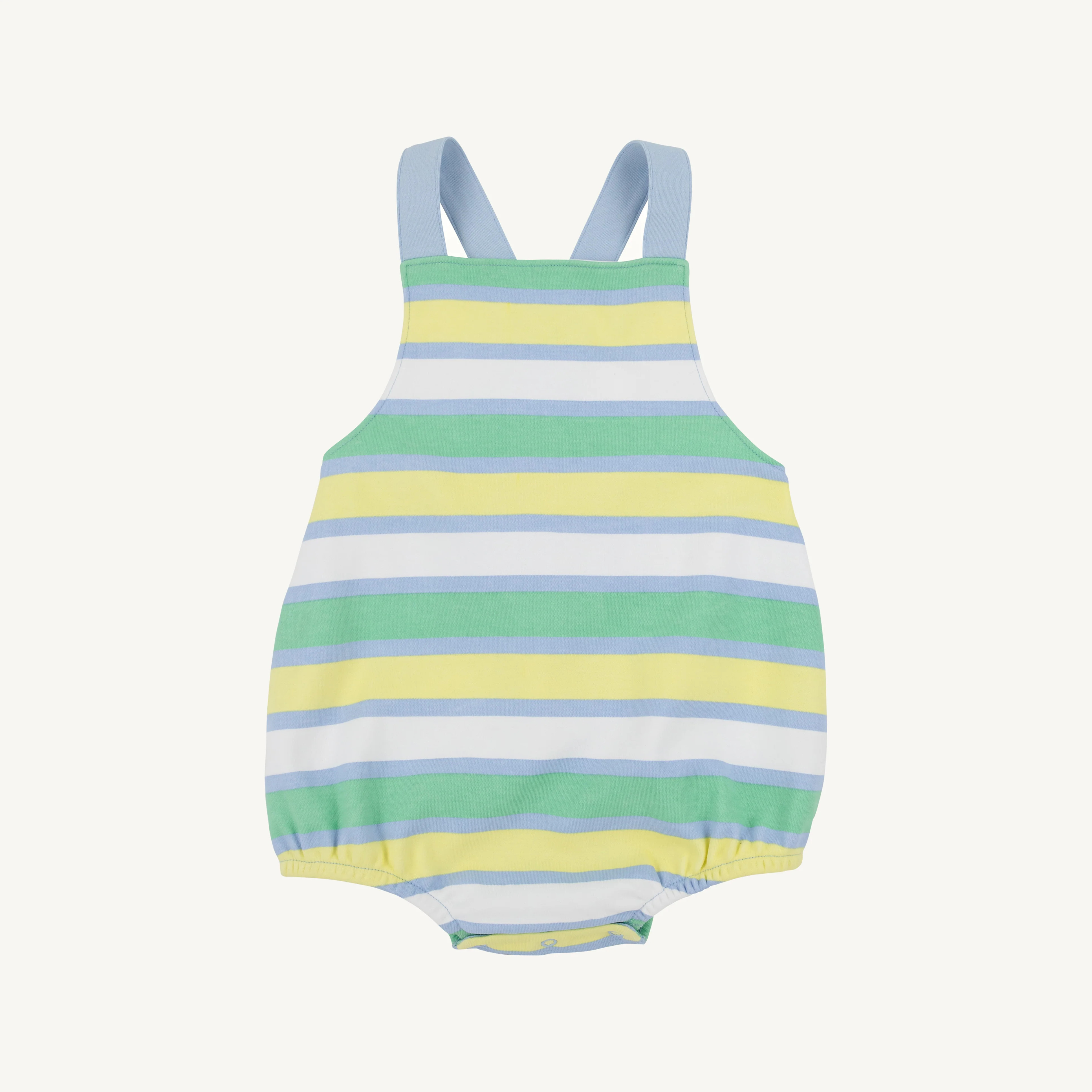 Stillman Sunsuit - Samford Stripe Worth Avenue White | Boys Summer Romper | The Beaufort Bonnet Company
