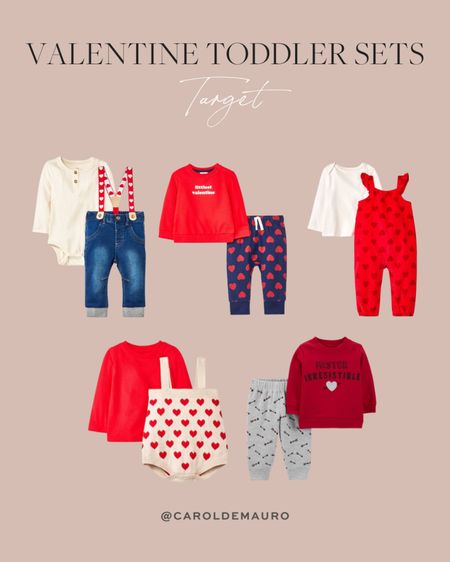 Cute toddler outfits for Valentines!

#valentinesoutfit #toddlerclothes #momfinds #targetfinds

#LTKGiftGuide #LTKkids #LTKFind