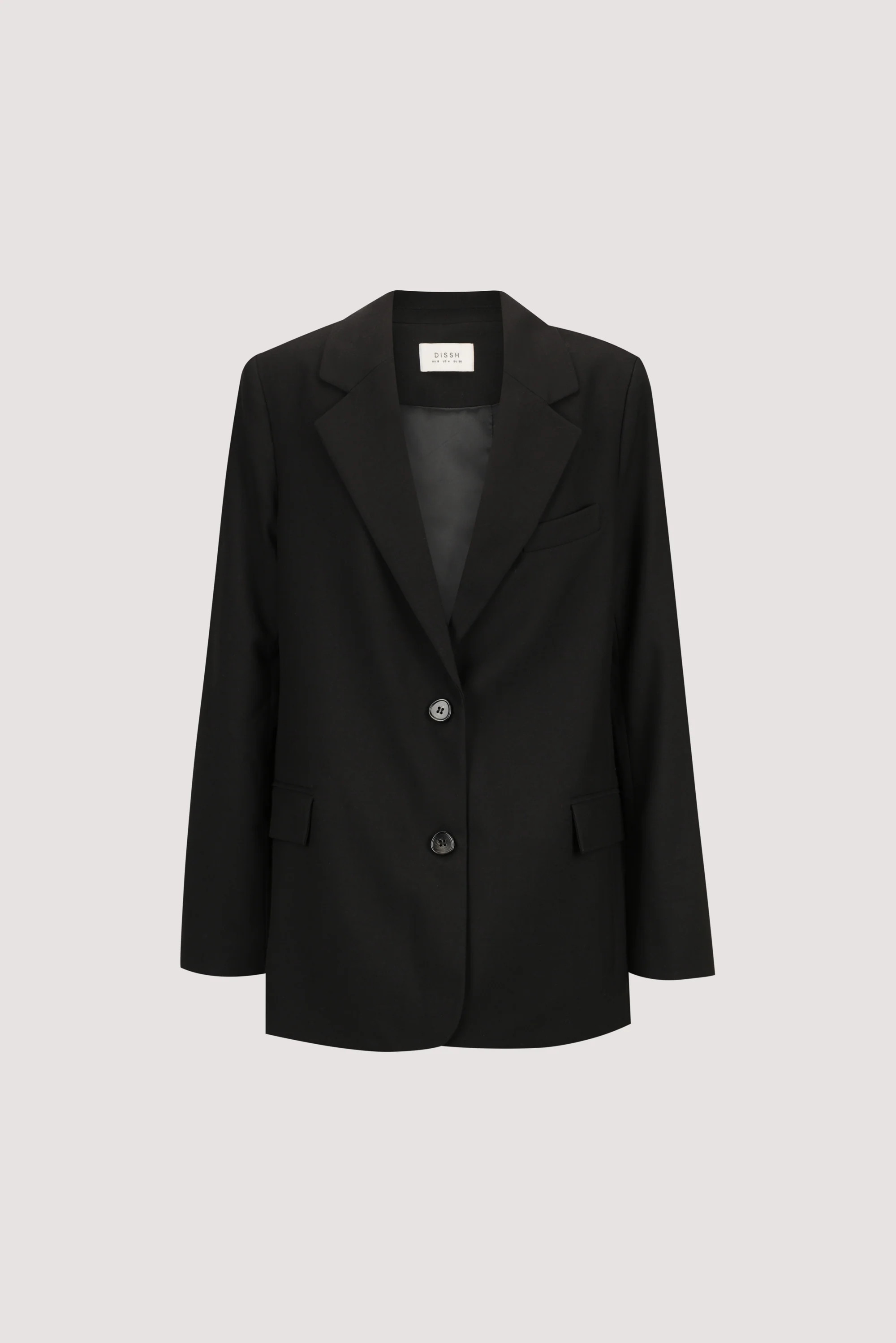 LIZA BLACK BLAZER | DISSH