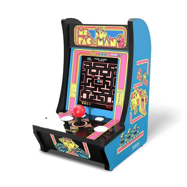 Arcade1Up Ms. Pacman Countercade 5-in-1 Games | Walmart (US)