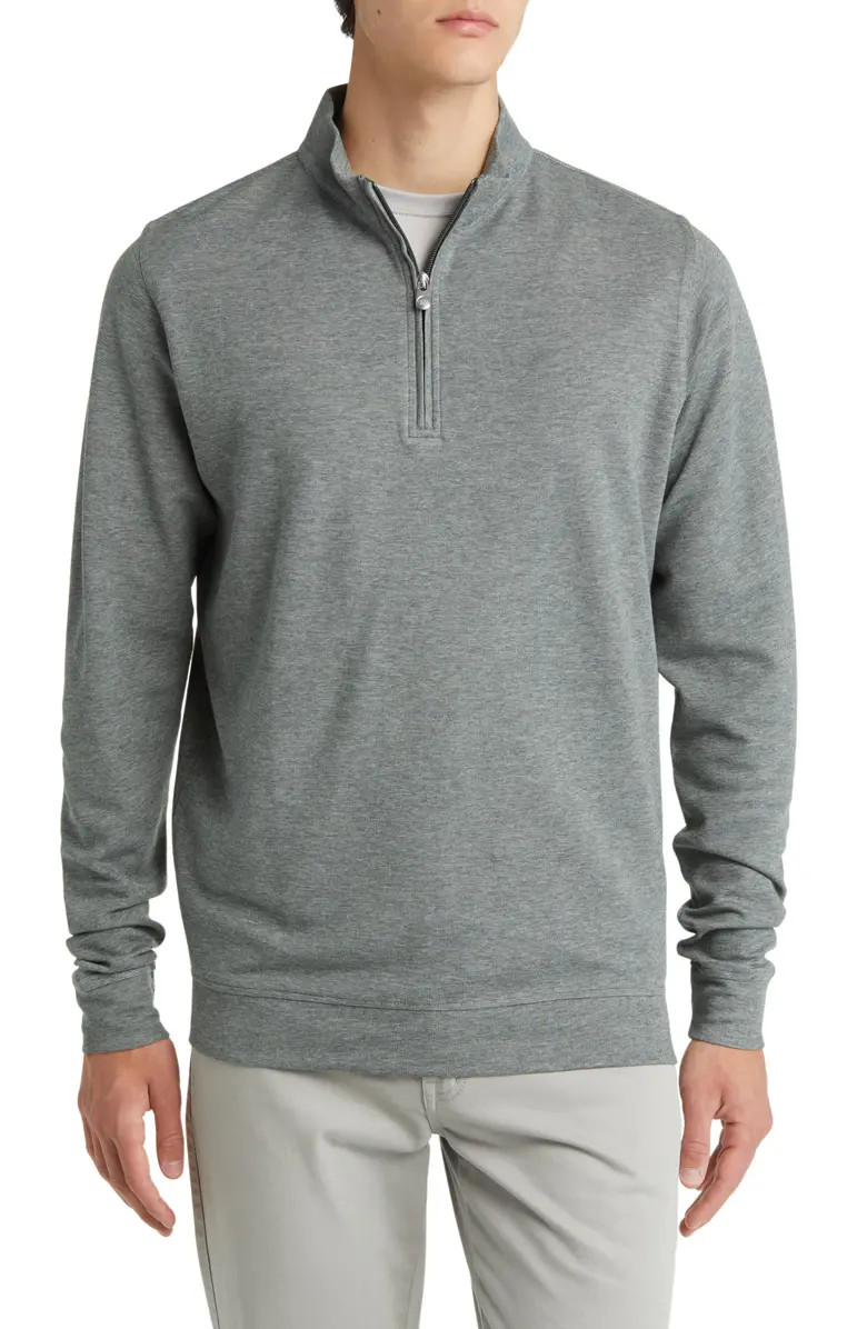 Stripe Crown Comfort Quarter Zip Pullover | Nordstrom