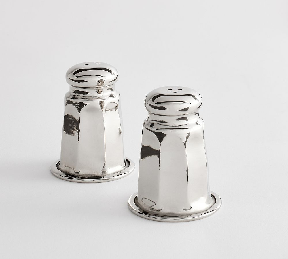 Heritage Silver Salt & Pepper Shakers | Pottery Barn (US)