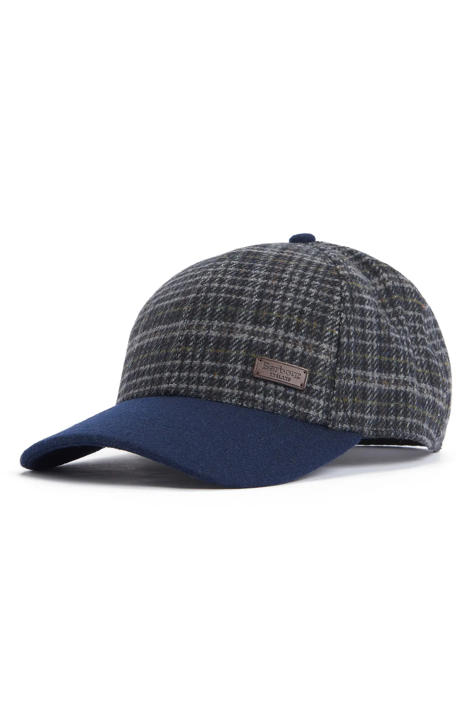 Barbour Clyde Plaid Adjustable Tweed Baseball Cap | Nordstrom | Nordstrom