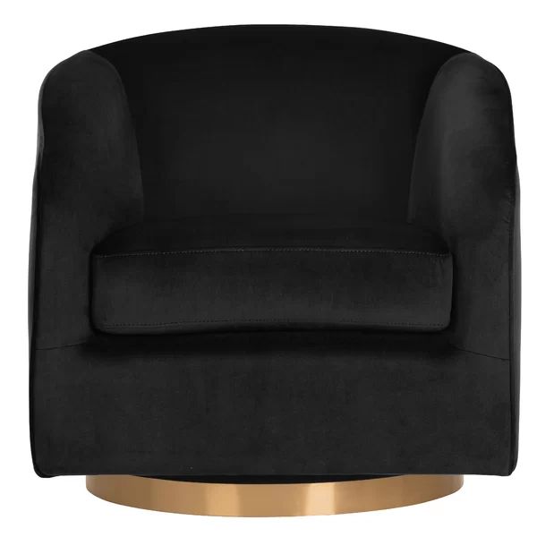 Kori 30'' Wide Velvet Swivel Armchair | Wayfair North America