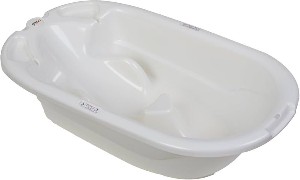 EuroBath 2-Stage Baby Bath Tub, White - Large, Long Lasting Baby Essentials, Must-Have Baby Batht... | Amazon (US)