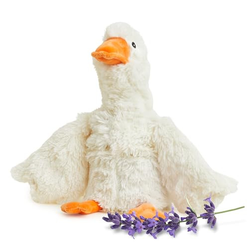 warmies Microwavable & Weighted Stuffed Animals, Goose - Heated Stuffed Animal Plushie for Warmth & Comfort - Cute Soft Plush Toys for Adults & Children (Boys, Girls, Babies & Toddlers) | Amazon (US)