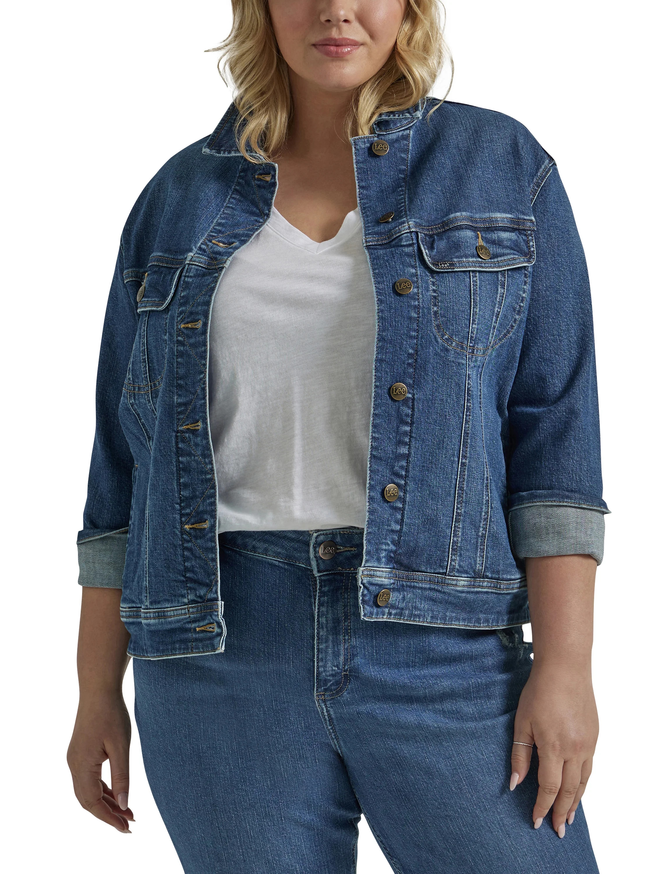 Lee® Women's Plus Legendary Denim Jacket | Walmart (US)