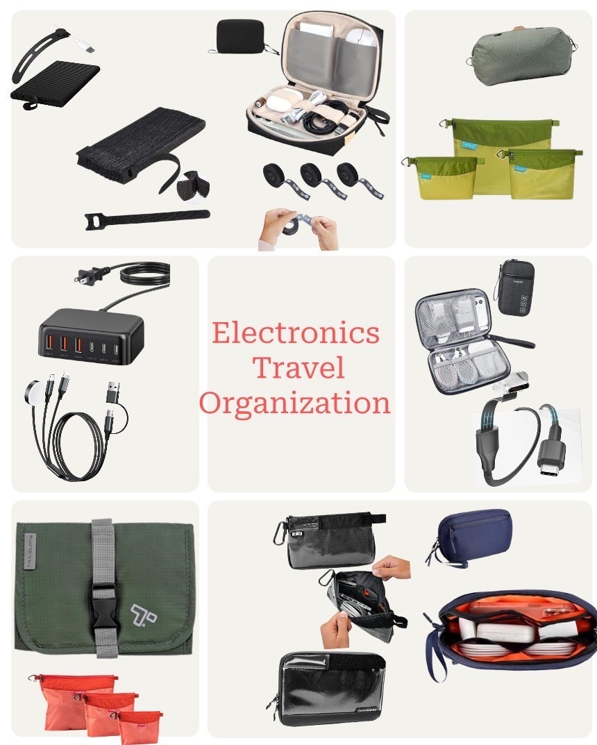 I realized on my last trip I needed to be better organized with all of our electronics and chords. So I’m committed to organizing it to having one for my personal bag which I can also use for my work bag and then one for our checked bag so that way everything’s organized I know exactly where everything is and it’s easy to grab.  Here’s what I’d choose 

#LTKFindsUnder50 #LTKmomlife #LTKTravel