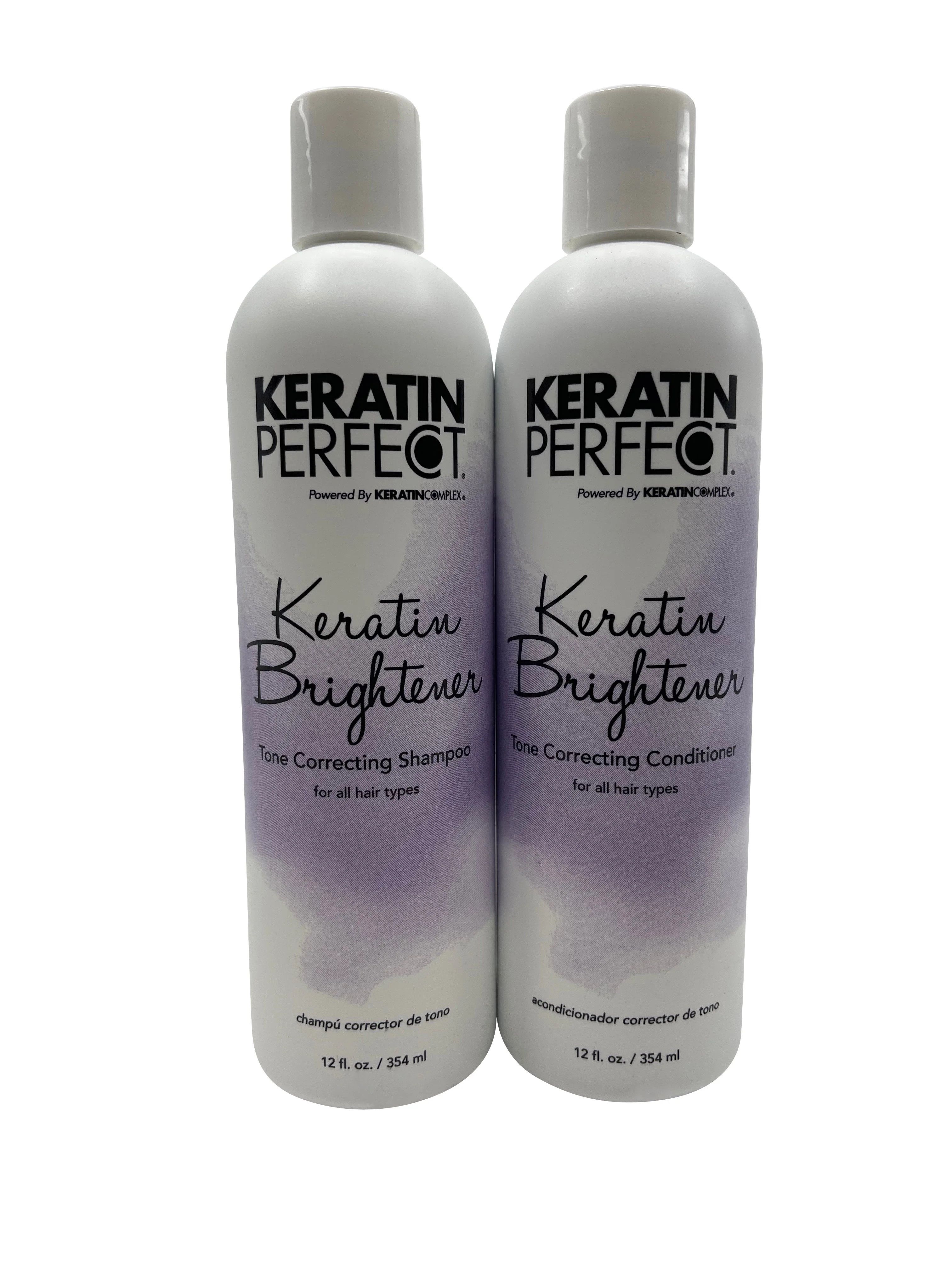 Keratin Perfect Keratin Brightener Tone Correcting Shampoo & Conditioner 12 OZ | Shop Simon