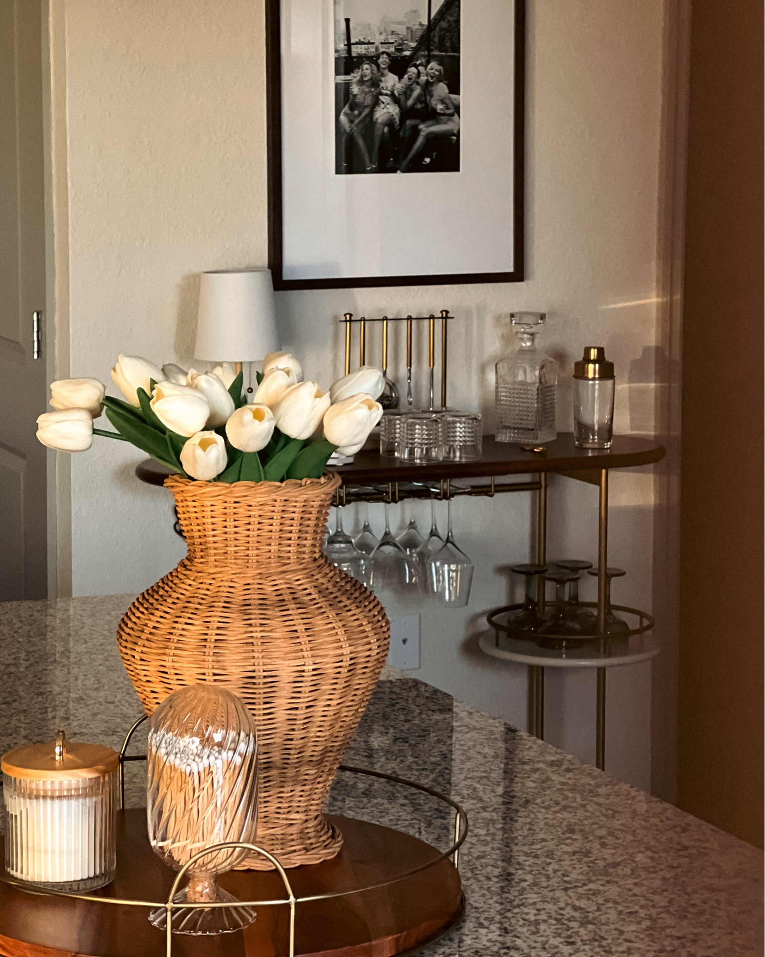 Modern home decor, simple home decor, spring home decor, kitchen home decor, home decor ideas, home decor inspiration, 

Bar cart design, bar cart decor ideas, bar cart decorations, wood bar cart, gold bar cart, bar cart aesthetic, bar cart styling, bar cart inspo 

#LTKhome #LTKfindsunder50